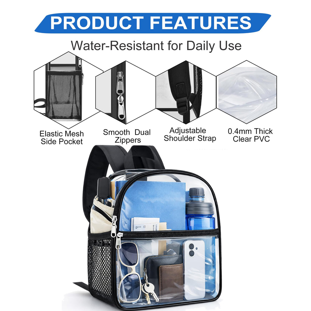 Clear Backpack 12x6x11 S923653