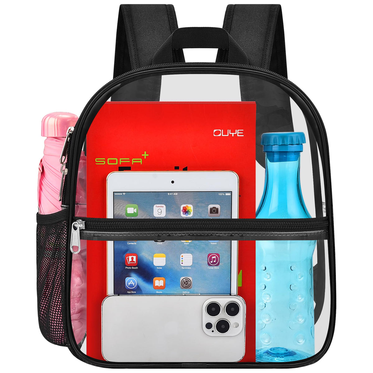 Clear Backpack 12x6x11 S923653