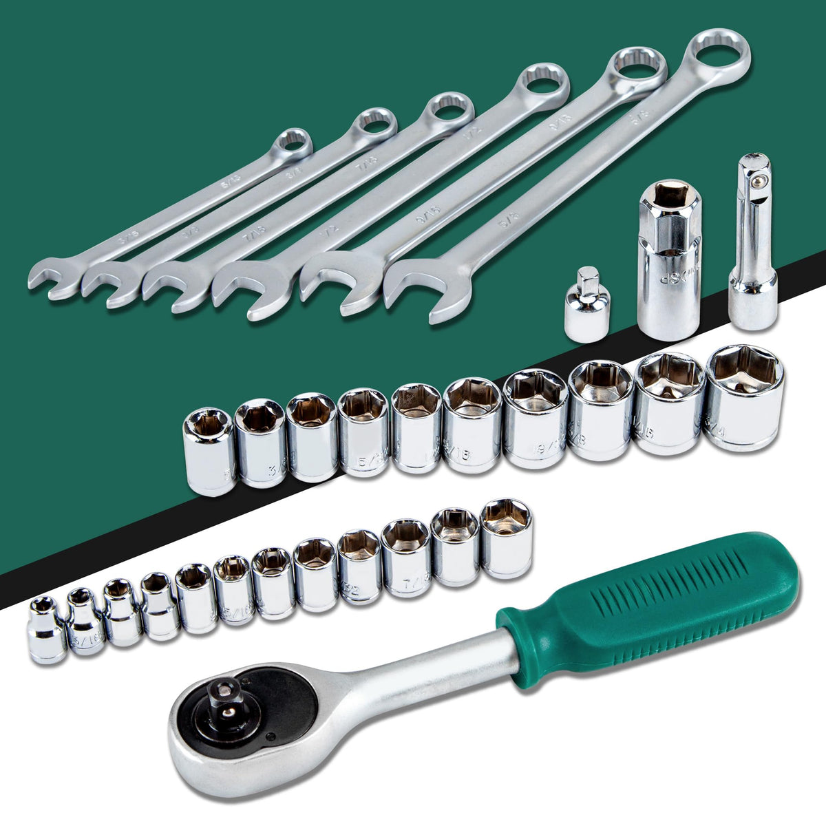 238-Piece Green Tool Set with Storage Box B9169