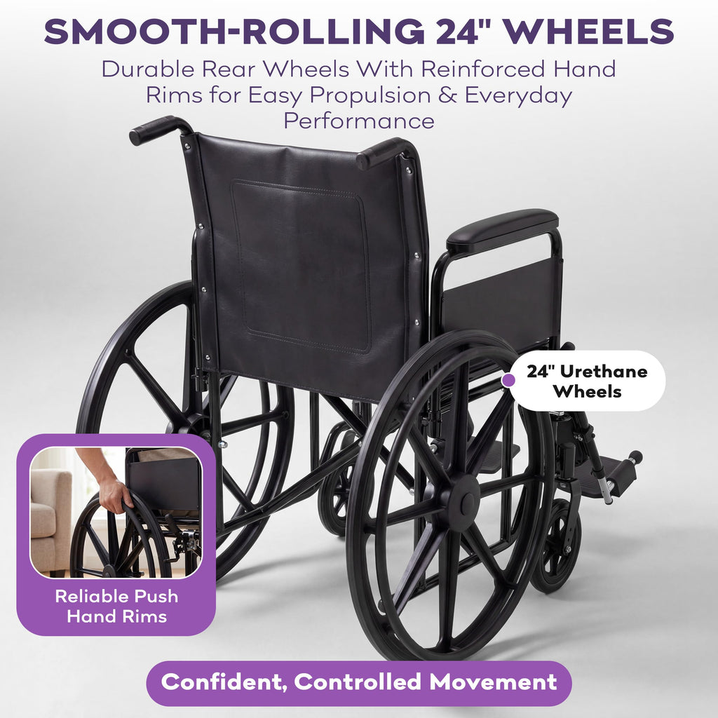 Heavy Duty Bariatric Wheelchair 700lb 28” Seat Width G875