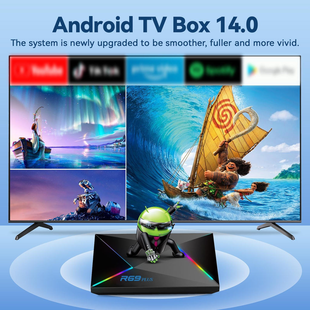 Android TV Box 4GB RAM 32GB ROM 4K 8K WIFI6 1000M Ethernet C437121
