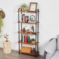 5 Tier Rustic Brown Bookshelf X761462