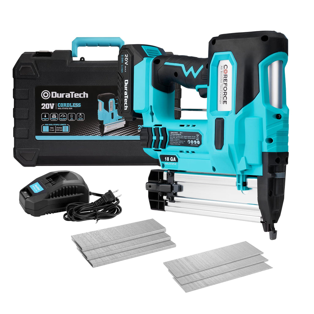 20V Cordless 18 Gauge 2-in-1 Nail Staple Gun H6873