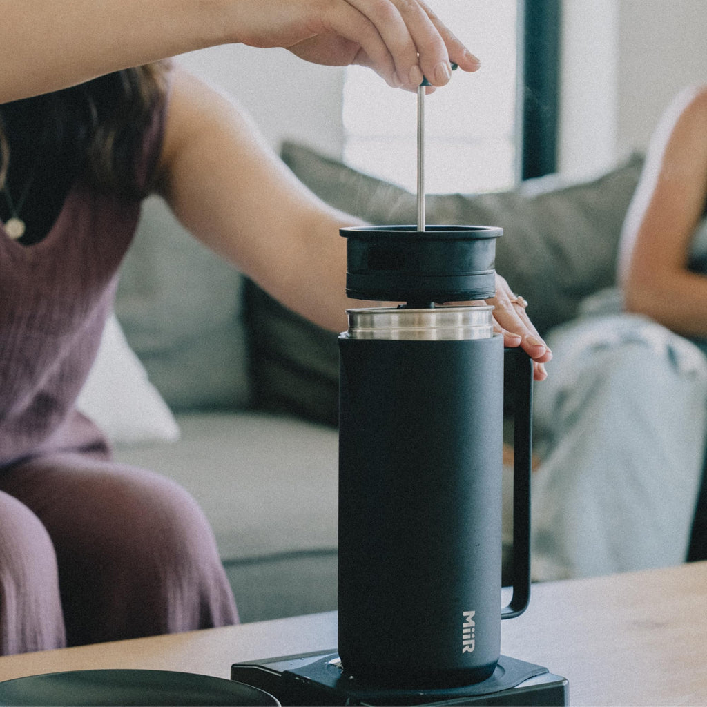 33oz Insulated French Press Coffee Maker F982615