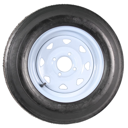 2-Pack Trailer Tire Rim Assembly 12 Inch 4 Lug T9987