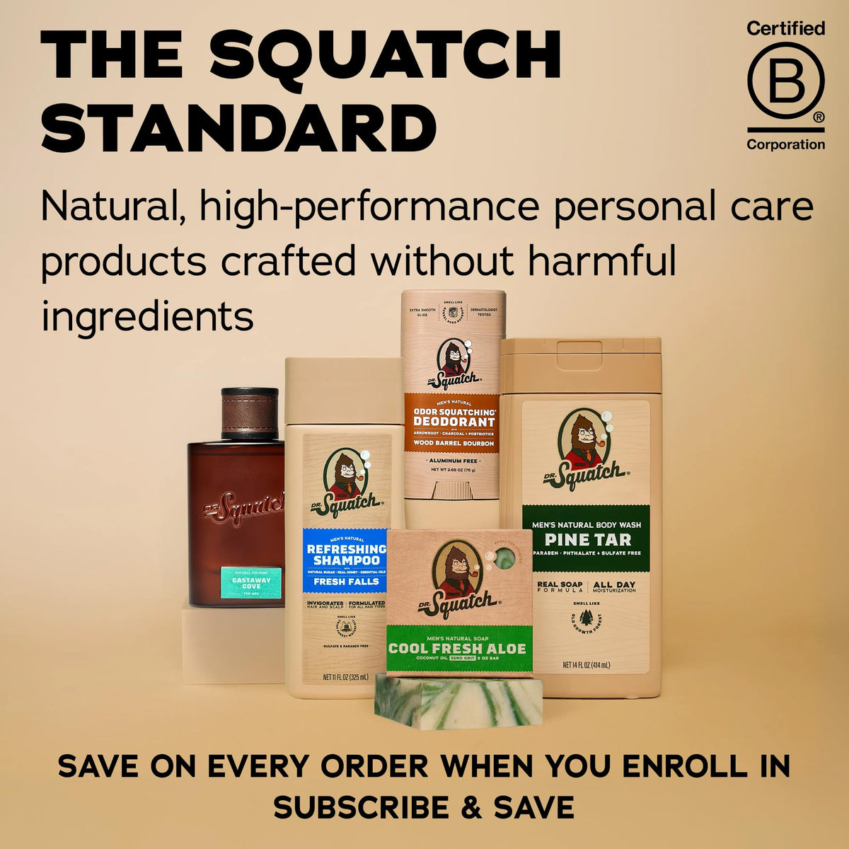 Natural Shampoo and Conditioner Set 11 fl oz 2-Pack T874