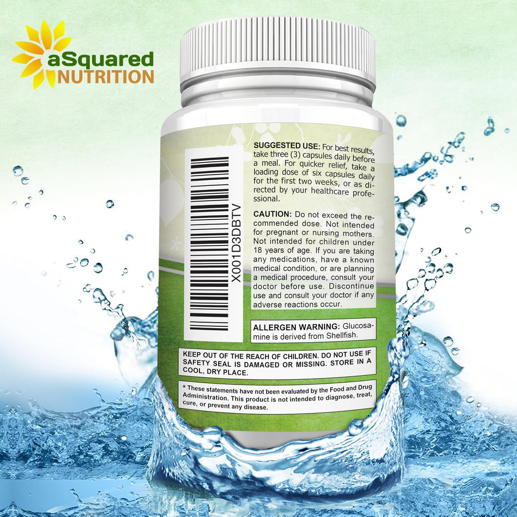 Glucosamine Chondroitin Turmeric MSM Boswellia 120 Capsules Supplement H278