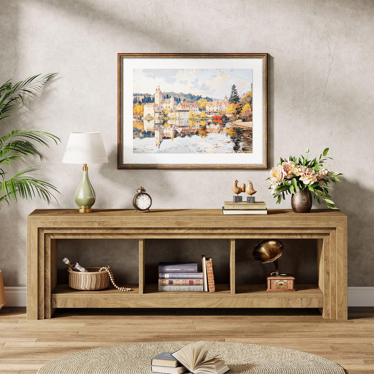 63" Wood TV Stand T144