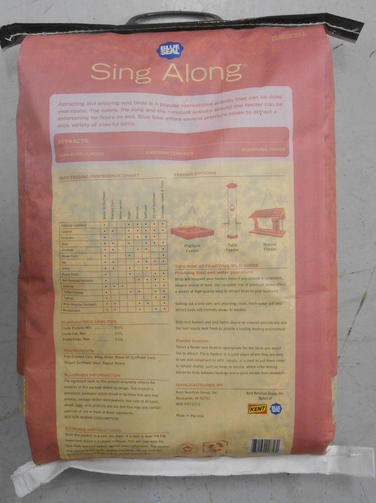 Wild Bird Seed 20 Pound Bag S94340