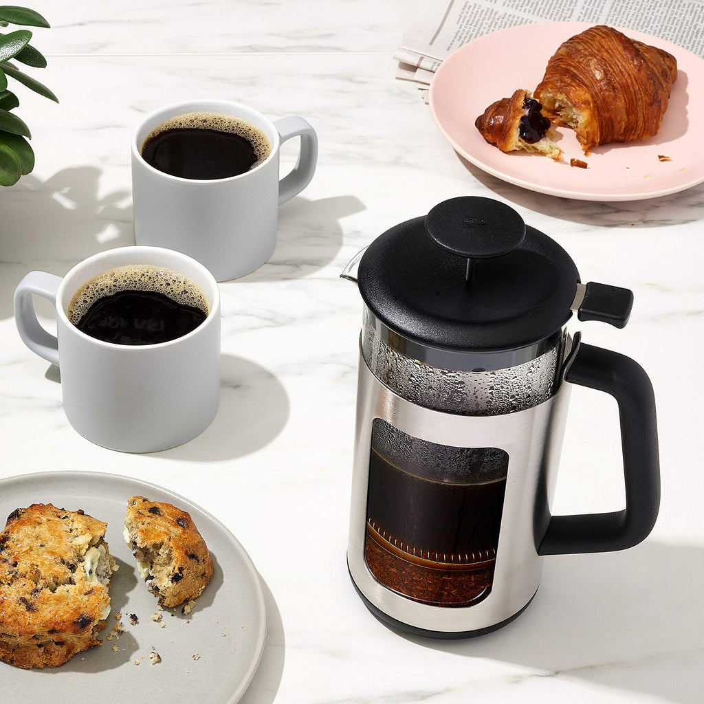 Stainless Steel French Press Coffee Maker 32oz J2263