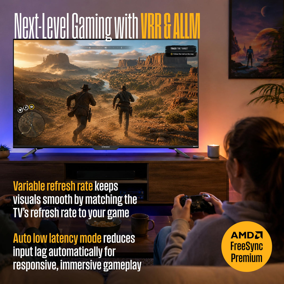 55 Inch Mini LED 4K UHD Smart TV M84556
